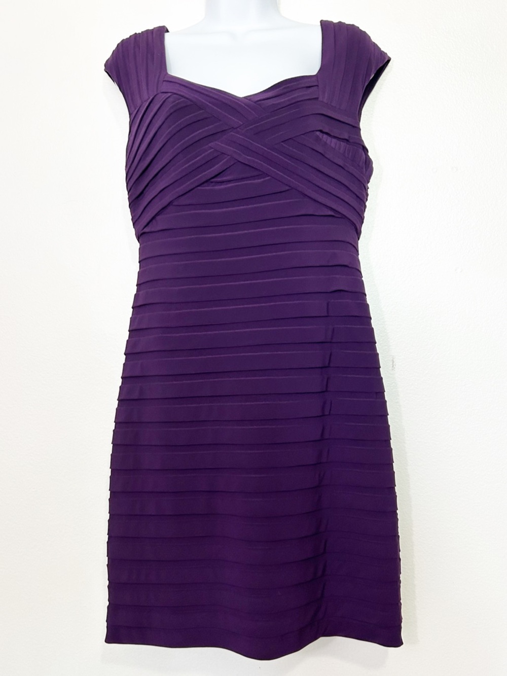 NWT Adrianna Papell Purple Cocktail Dress